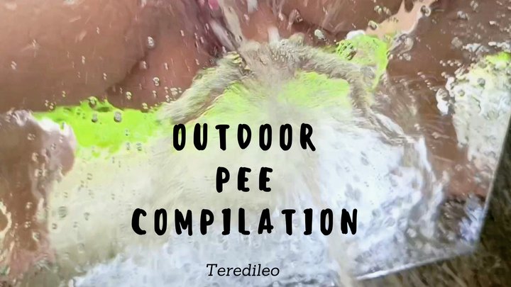 OUTDOOR PEE COMPILATION