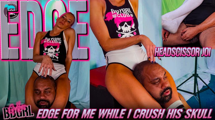 Stroke For Me While I Squeeze His Skull - GoddessBBGRL Controls Your Cock while 