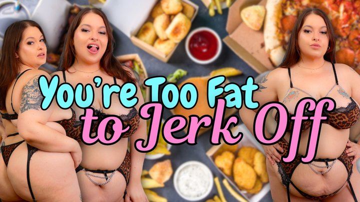 You’re Too Fat To Jerk Off - Humiliating SPH JOI for Overweight BHM from Chubby 