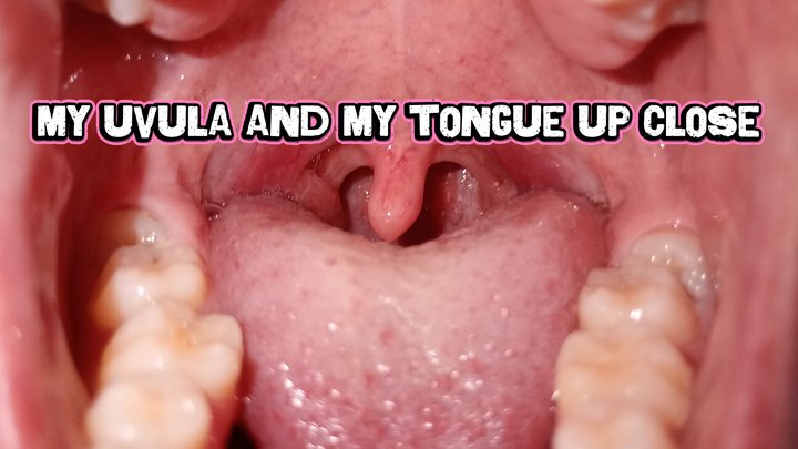 My uvula and my tongue up close!