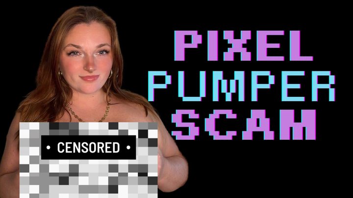 Pixel Pumper Scam - Censored Beta Safe Pixelated Busty Tits BBW Pawg Tit Worship