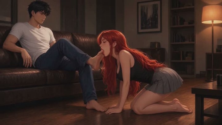 Male Feet Stories #10B: Devoted to His Soles (Animated)