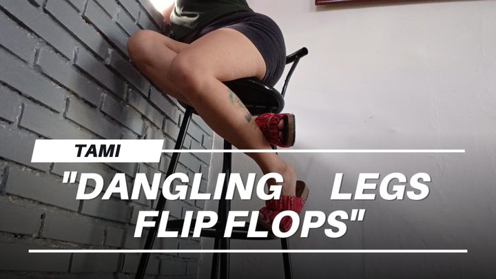 What beautiful legs, supporting tiny feet, and on them, flip-flops dangling (4)