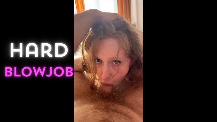 POV Blowjob with deepthroat, gagging and cum swallow