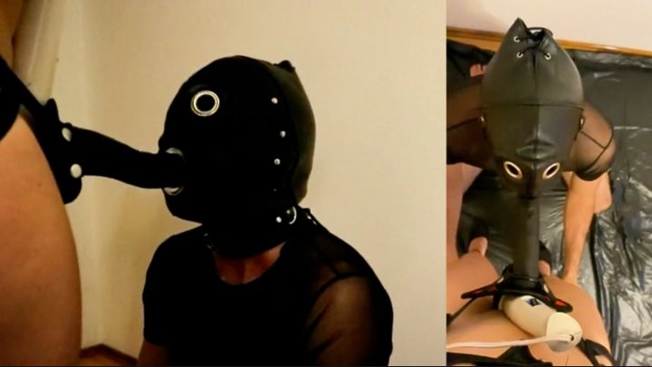 Mistress Niki Fuck's Her Slave's Mouth With a Strapon (MP4)