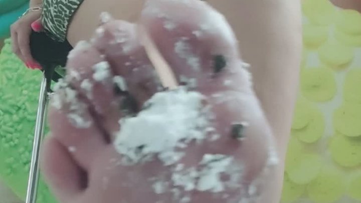 Disgusting slave meal for you!