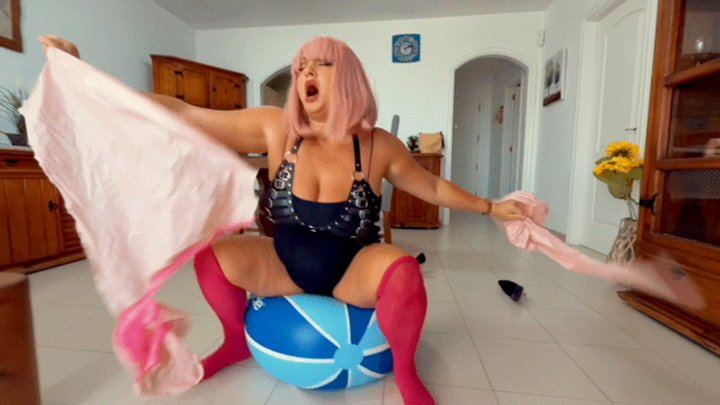 Anime girl vs inflatables MP4