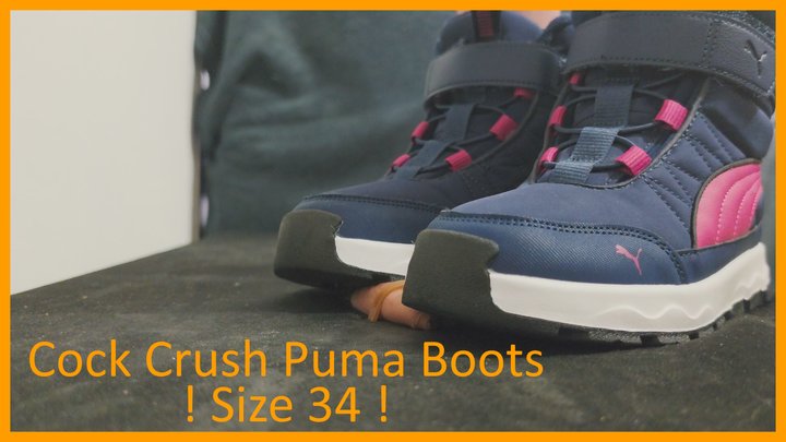 LittleShoes - Cock Trample Puma Boots in Size 34 | 042B