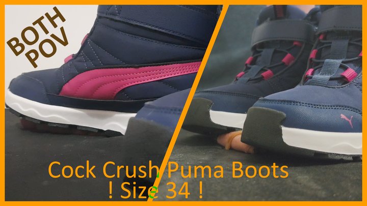 LittleShoes - Cock Trample Puma Boots in Size 34 | 042C