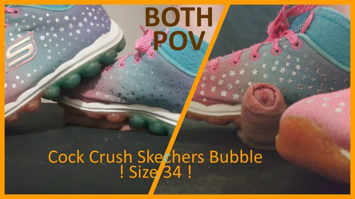 LittleShoes - Cock Crush Skechers Bubble Size 34 | 043C
