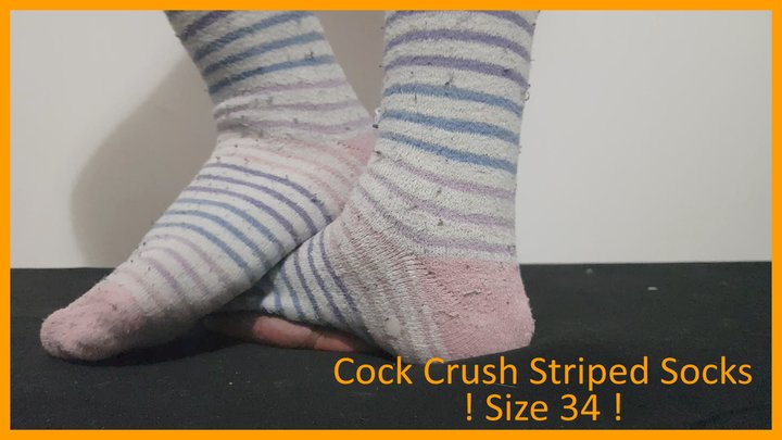 LittleShoes - Cock Crush with Socks FIRST TIME Size 34 | 044A