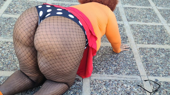 Velma Fucks Herself With Magnifying Glass