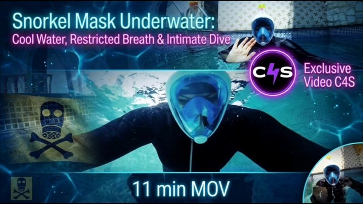 Snorkel Full Face Mask: Underwater Sensory Play & Restricted Breathing - 11 Min 