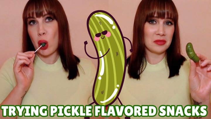 Trying Pickle Flavored Snacks