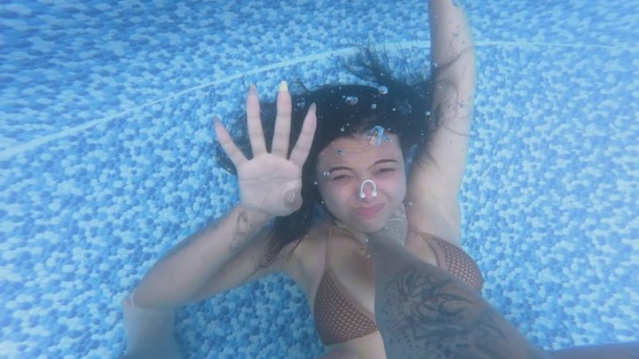 Duo Breath Hold Challenge: Intense Water Submersion & Underwater Tease!