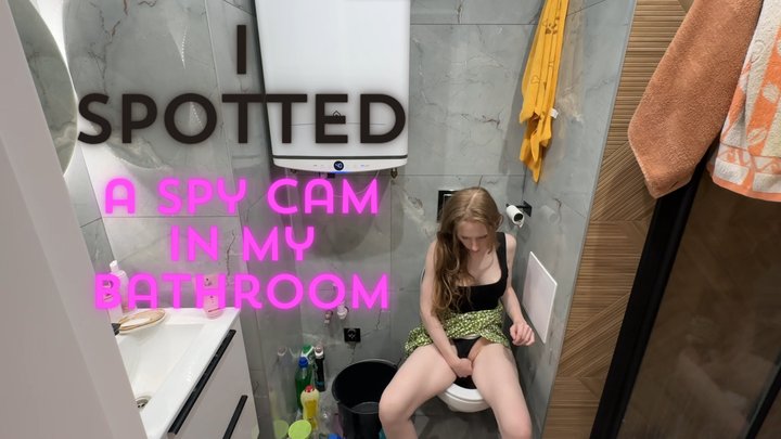 Spying me pissing -I found camera in bathroom