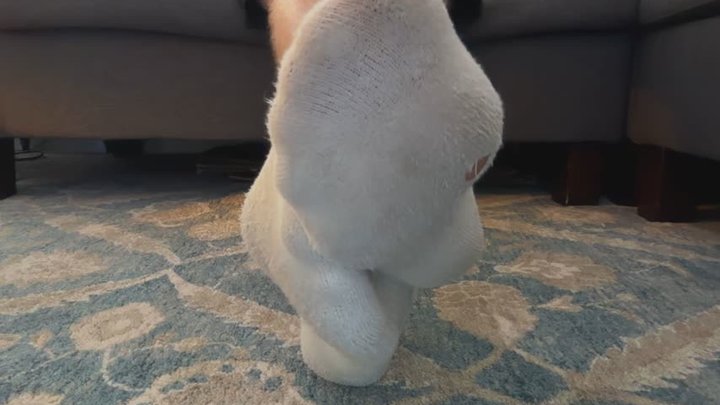 Alpha verbally dominates you with his feet after a run