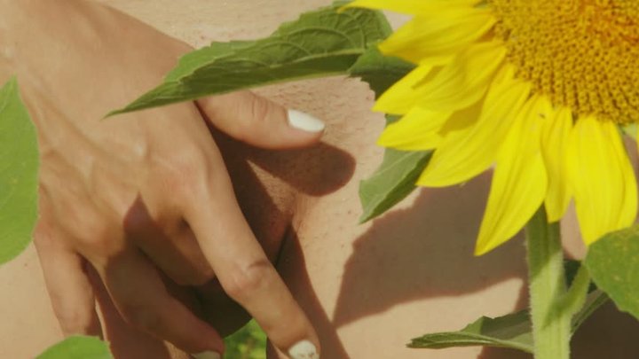 Naked Sunflower Field Orgasm | Outdoor Solo Masturbation