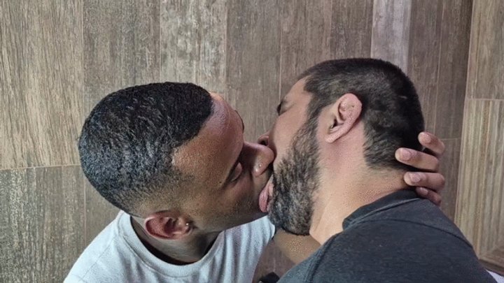 A MEETING OF TWO GIANT MOUTHS KISSING DEEPLY - BY BILLY THOMPSON AND PAUL MARKS 