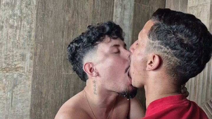 Two 18-year-old men kissing for the first time - by Rick Wink and Gledstone Hill