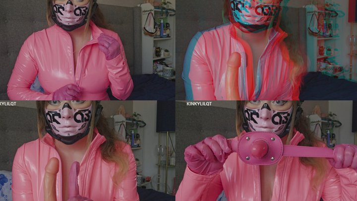 PVC nitrile gloves AI Bimbo Bot Robot Overrides becomes sentient SPH humiliation