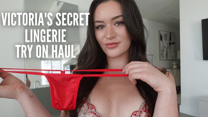 Victoria's Secret Lingerie Try On Haul IN 4k