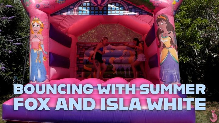 Bouncing With Summer Fox and Isla White