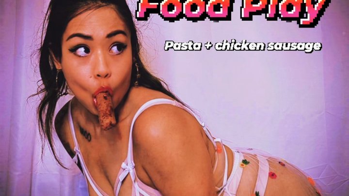 Pasta and Chicken Sausage ASMR