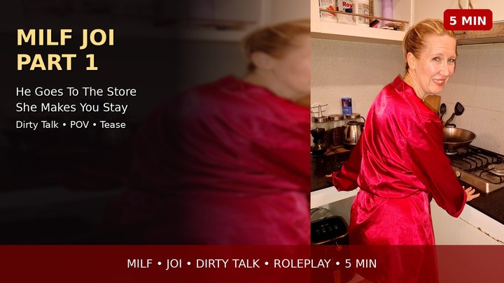 Best Friends Stepmom JOI Part 1 – Sends Him to the Store and Makes Me Stay