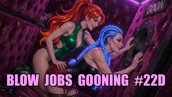 Blow Jobs Gooning #22D: Throat Training Goon State (Animated, Music, Text)