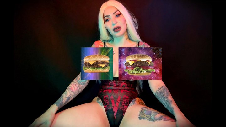 Hamburger Tit pig JOI - FAT, HUMILIATION, CENSORED PORN , TASK