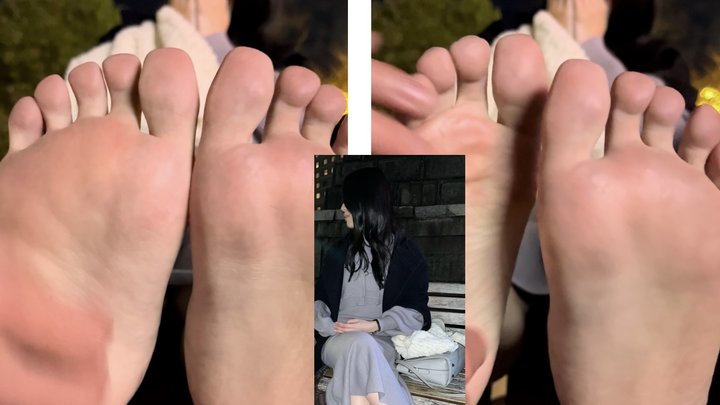 Beauty Japanese Actress with Sensitive Size 7 Soles Gets Tickled, 5 Min 10 Sec