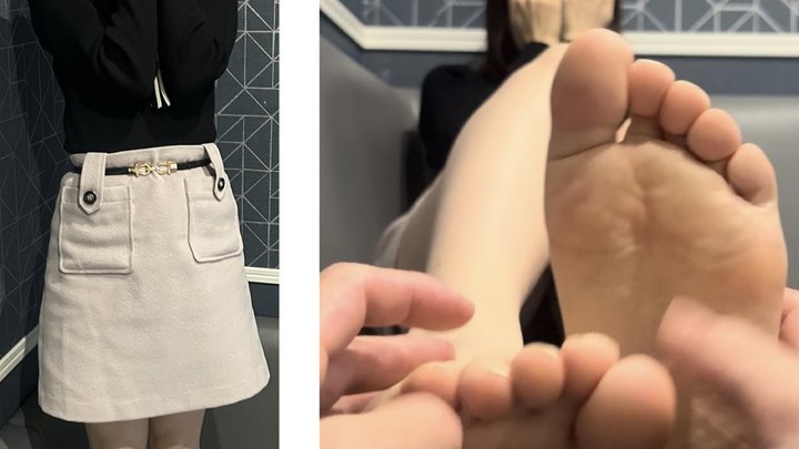 Prim and Proper Japanese Beauty with Super Sensitive Size 6 Soles Gets Tickled 4
