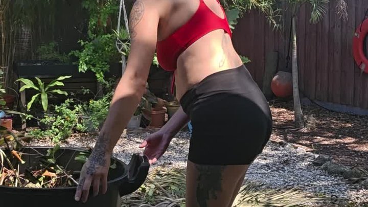 Prego yard clean up with outdoor shower