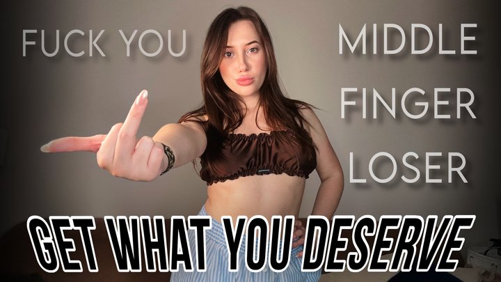 Middle Finger Worship | Stroke for it