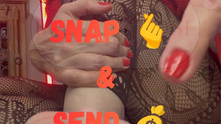 Snap ? & Send ? you’ll drain till it hurts!
