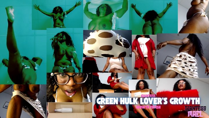 Green Hulk Lovers Growth Gift - Hulk Transformation Fetish, Growth Fetish