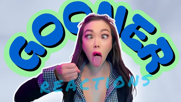 Gooner Reactions: ThePrincessLuxy opens the Jerk-off videos you sent her and Lau