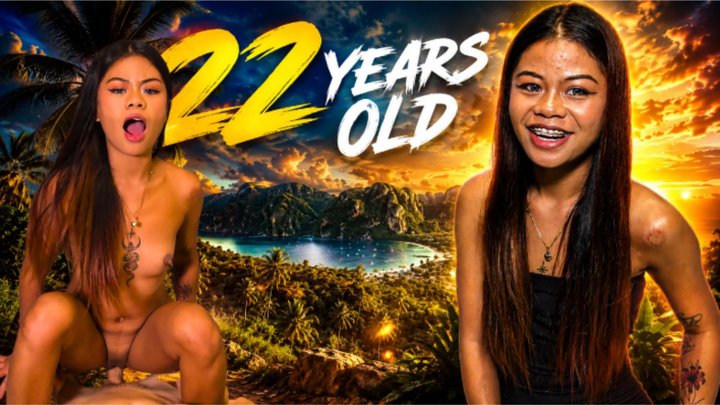 4k Cute little Asian vs white cock