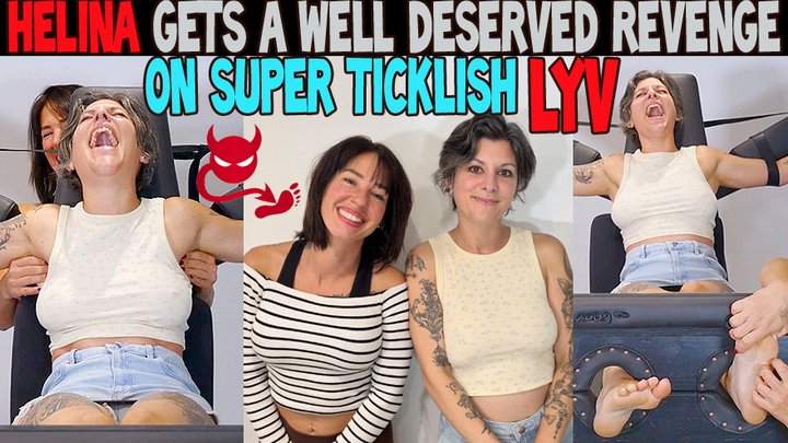 HELINA GETS A WELL DESERVED REVENGE ON SUPER TICKLISH LYV - FULL HD MP4