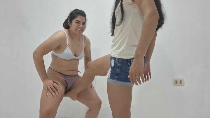 It's impossible that you like kicking someone in the vagina