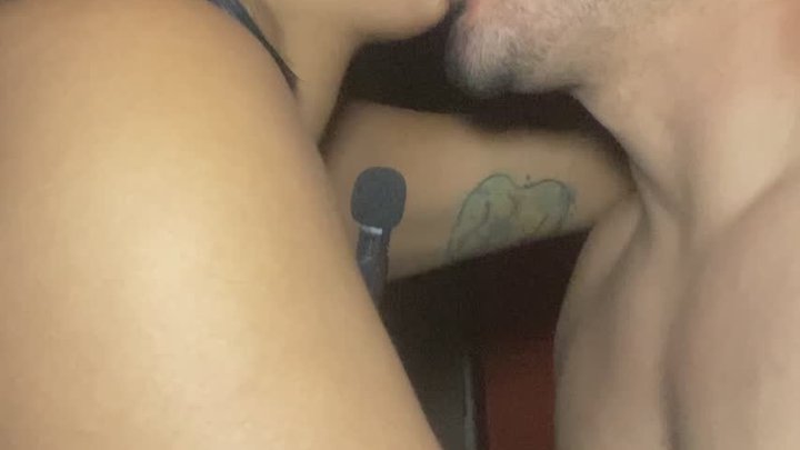 Intense Tongue Play & Wet Saliva Kissing - Extreme Mouth Close-Up