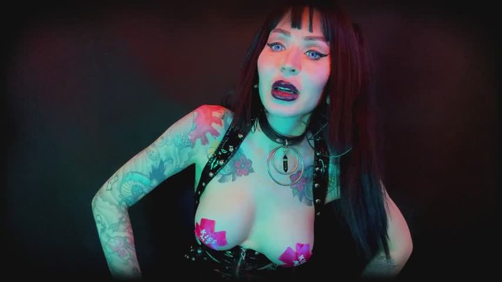 Snot eater simp for Goth Mistress - POV, NOSE PICKING ,HUMILIATION JOI, GOTHIC, 