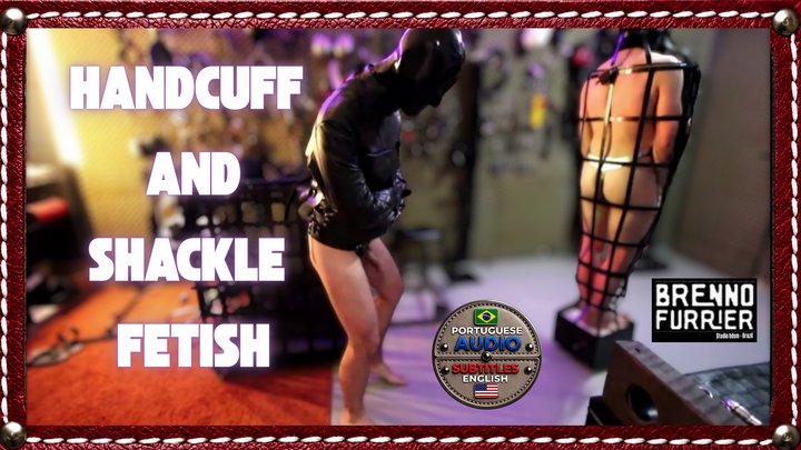 HARD NIPPLE PLAY STEEL SHACKLES STRAITJACKET AND CHASTITY CONTROL FOR TWO SUBS -