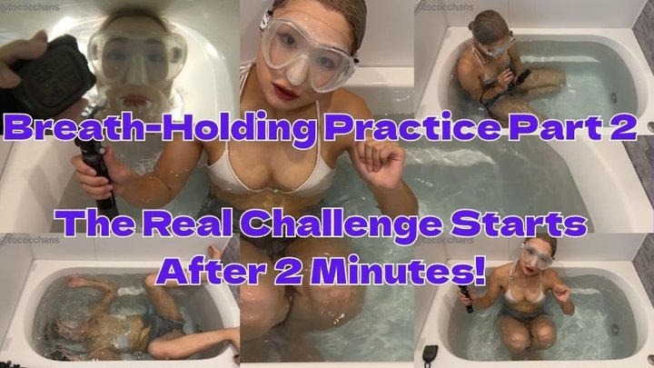 Breath-Holding Practice Part 2 – I Finally Broke the 2-Minute Barrier! | Bikini 