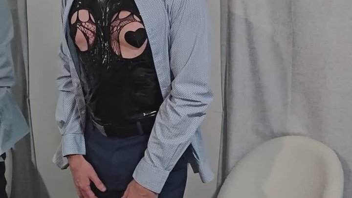 Undressing from a long Day in the office - Did people see?