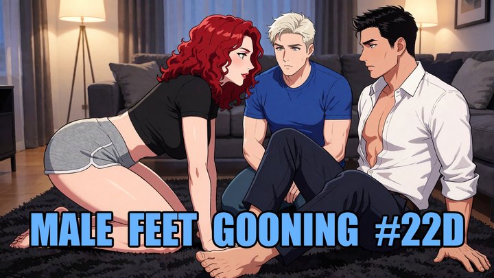 Male Feet Gooning #22D: Sole Surrender Protocol (Animated, Music, Text)