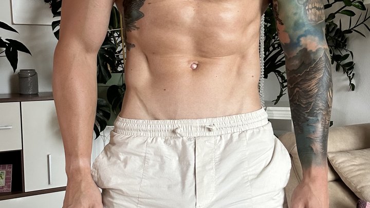 Pumped guy strips and self play