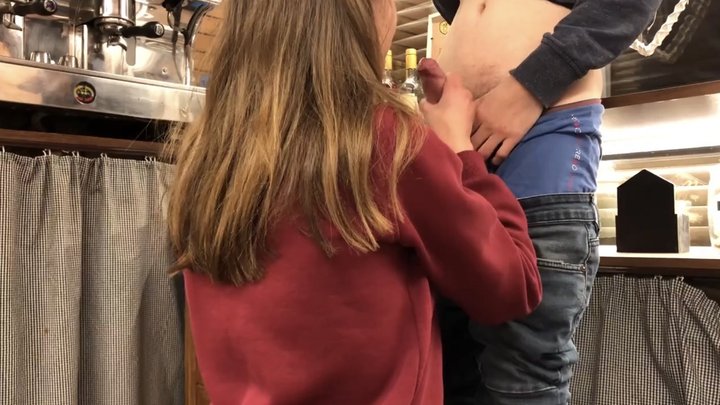 Best Friend Sucks Cock at Work