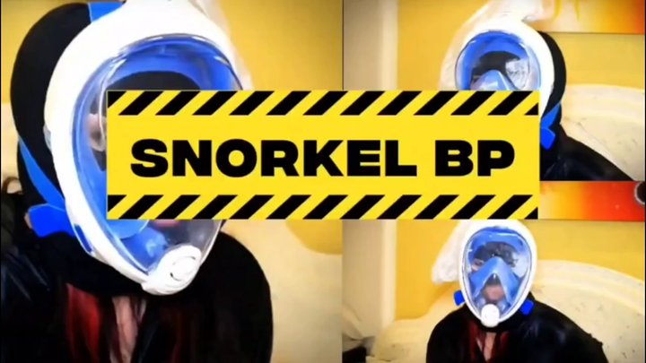 Snorkel Siren Dive: Neoprene Wetsuit, Gas Mask & Restricted Breathing - 10 Min M